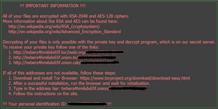  باج افزار locky 